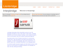 Tablet Screenshot of interpretation.lionbridge.com