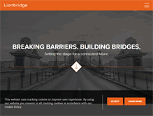 Tablet Screenshot of lionbridge.com