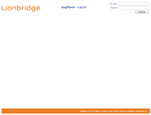 Tablet Screenshot of bugmania.lionbridge.com